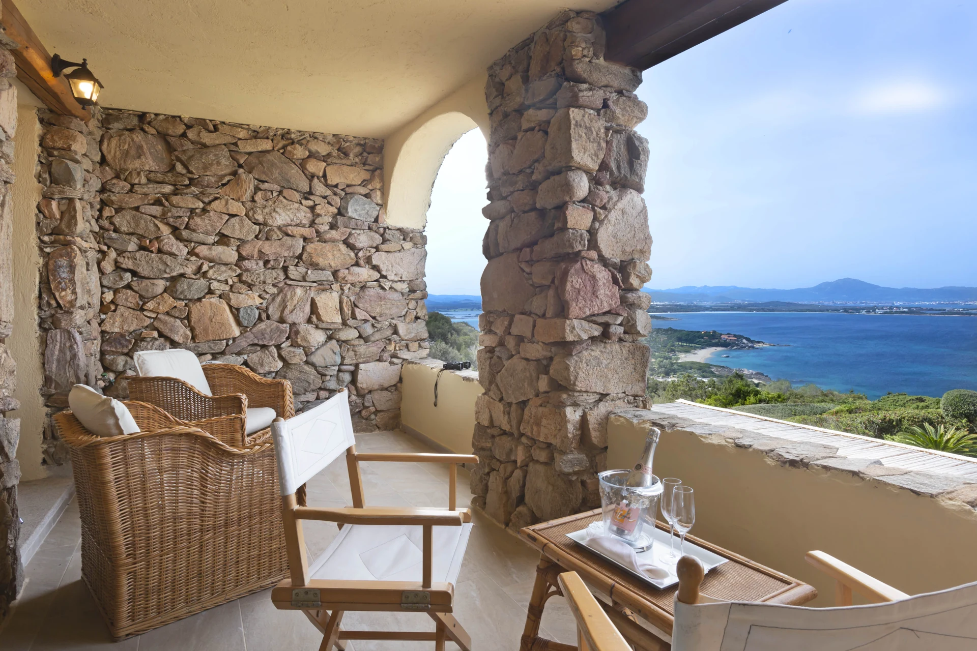 La veranda in pietra